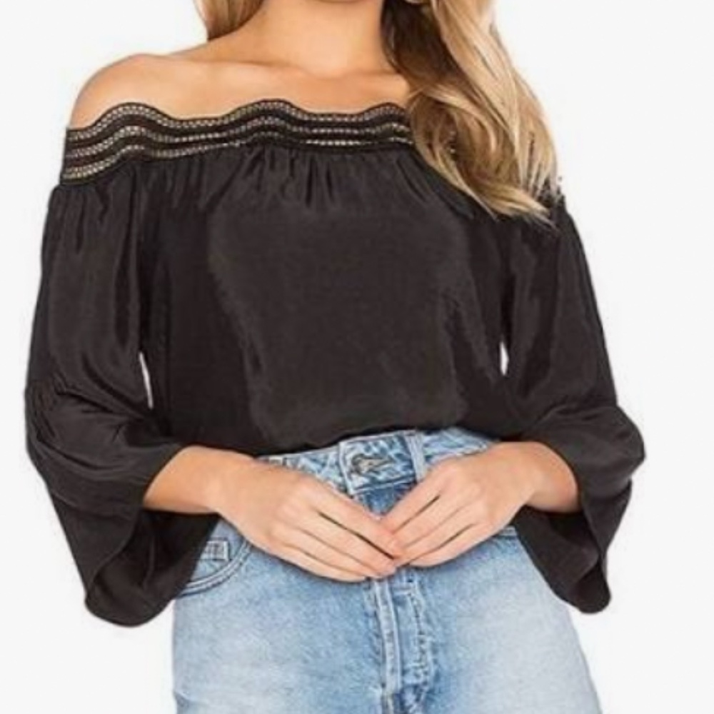 Ramy Book - Priscilla Scalloped Lace Top